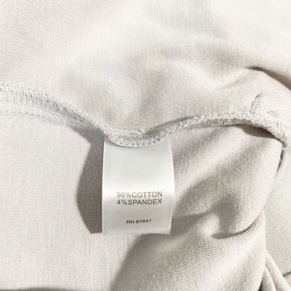 J. Jill light gray stretch tapered roll cuff ankle crop length casual dress pant - Picture 5 of 9